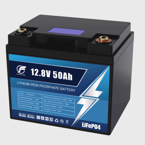 Safecloud 12V 50Ah Lithium Battery for Marine, RV