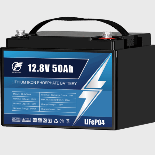 Safecloud 12V 50Ah Lithium Battery for Marine, RV