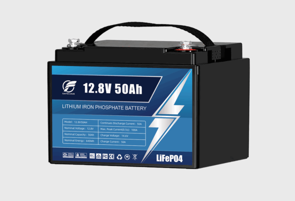 Safecloud 12V 50Ah Lithium Battery for Marine, RV