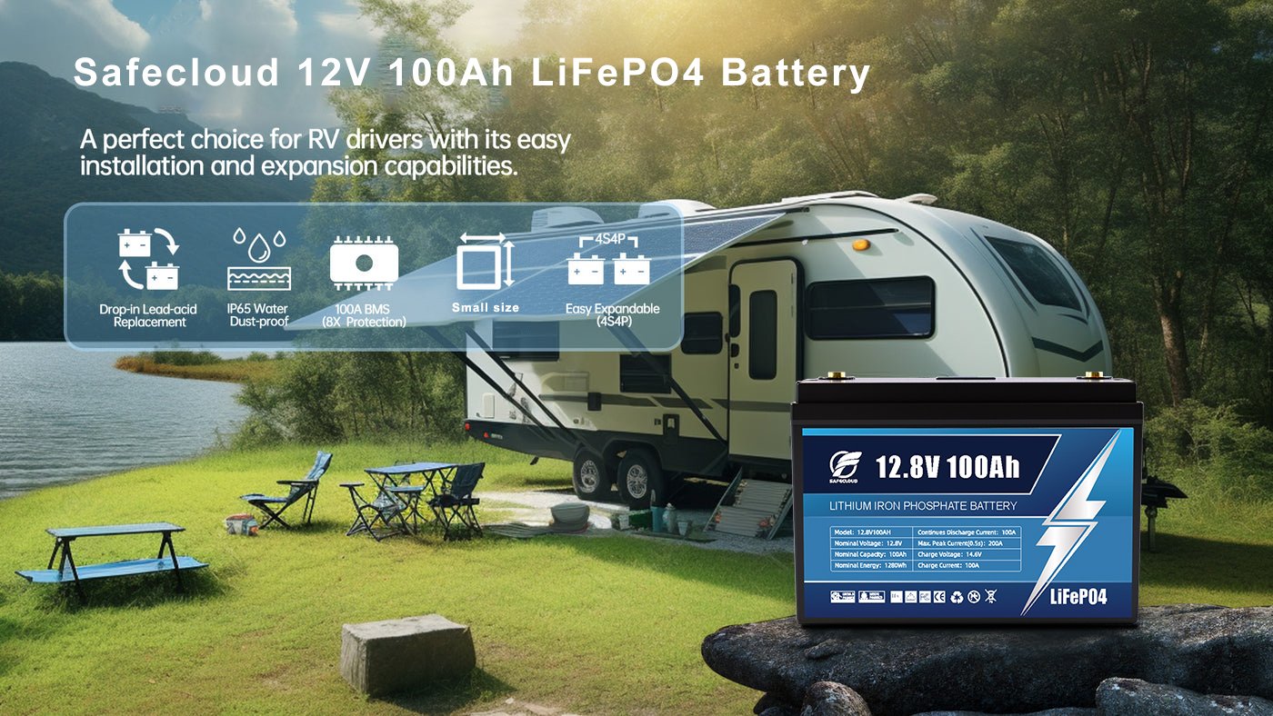 safecloud lithium battery 12V100Ah 04 - Factory customized 12.8V100Ah lithium battery