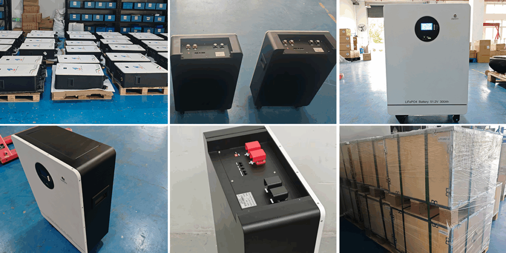 48300 06 - 51.2V 48V 300Ah LiFePO4 Floor-Standing 15KW Solar Energy Storage Battery